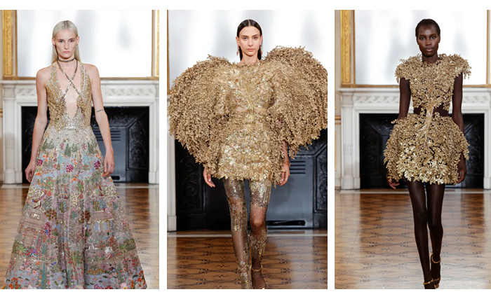 Rahul Mishra Presented Gilded Artistry At Paris Haute Couture Week 2022 ...