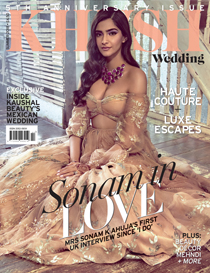 Summer 2018, issue 19, 5th anniversary, Sonam Kapoor, Wedding, Indian bride, Asian Bride, Indian wedding, Asian wedding, Kaushal Beauty, Diamonds, Luxury