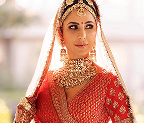 Red Bridal Wedding Look, Wedding Day Makeup Inspiration, Classic Bridal Makeup Ideas