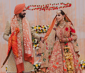 Indian Wedding, Real Wedding, Lehenga