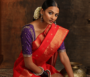 Bridal Fashion, Best Bridal Saris, Indian Bridal Wear, Kanjivaram Saris, Indian Bridal Trousseau 