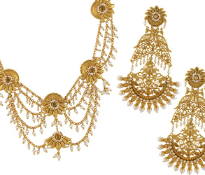 Glam Up Your Bridal Outfit With Exquisite Semi-Precious Jewellery From Amrapali